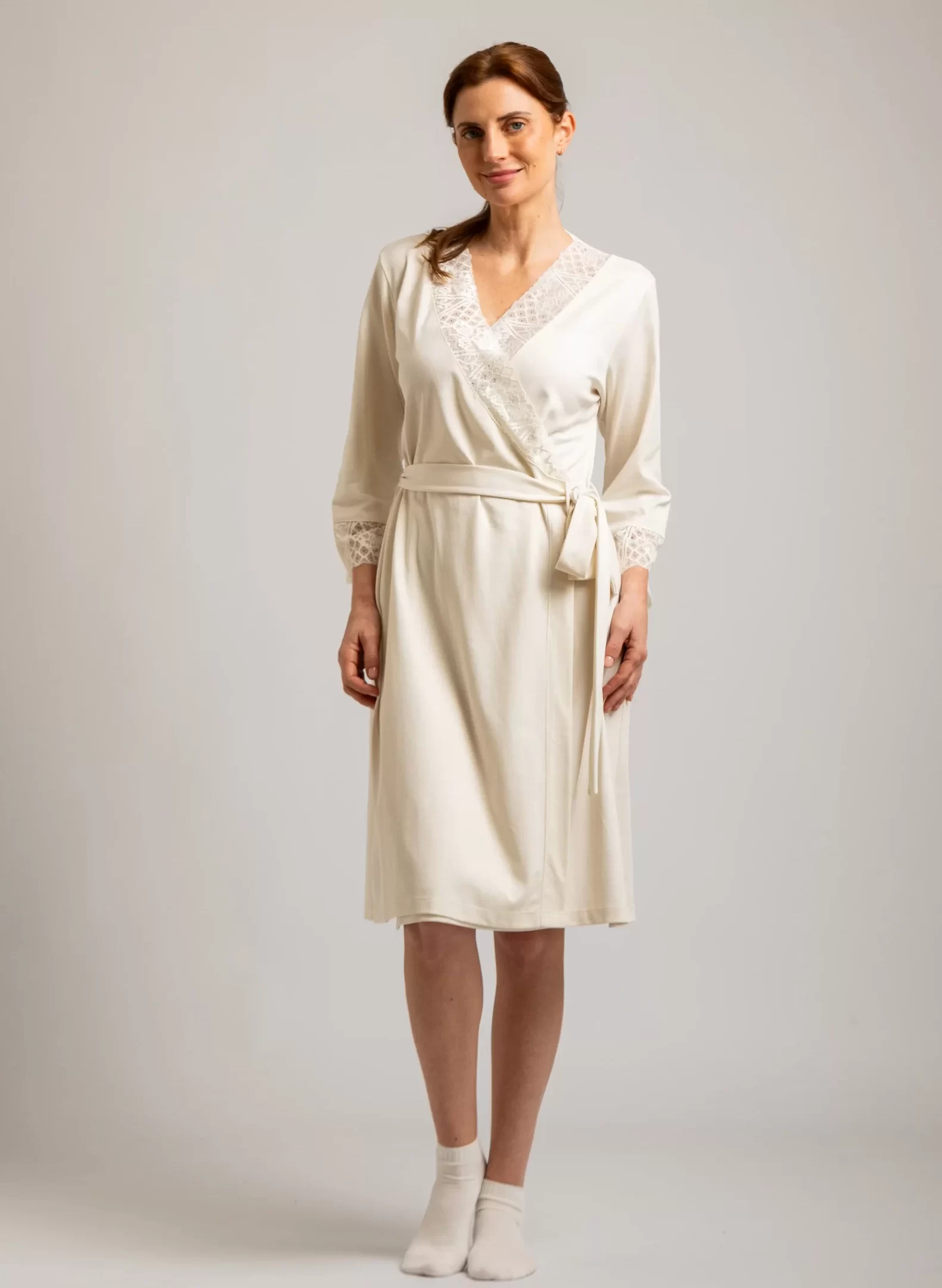 Bata Blonda 100% Algodón Pima - Imagen 2