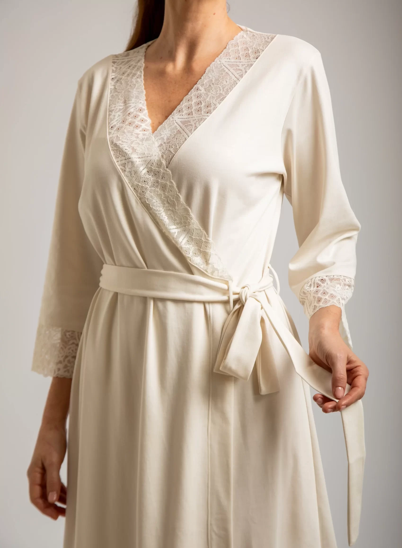 Bata Blonda 100% Algodón Pima