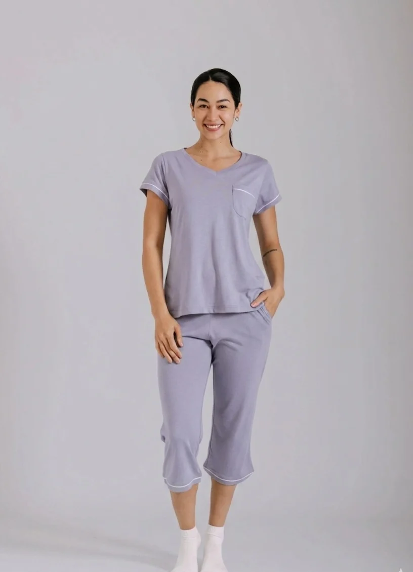 Pijama pima modal capri - Imagen 3